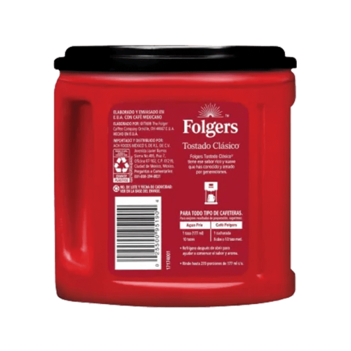 cafe folgers caracteristicas