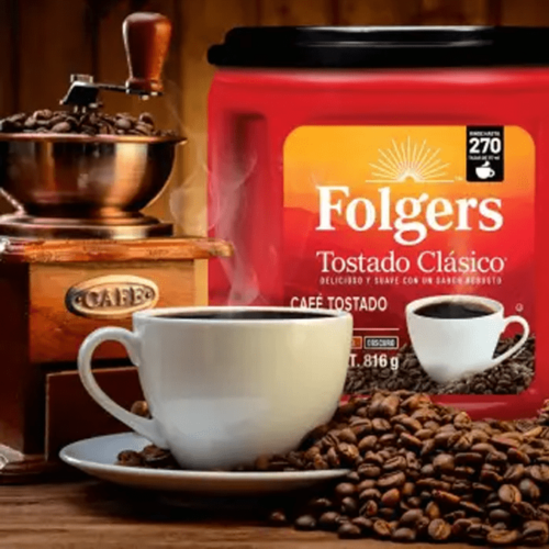 cafe folgers preparado